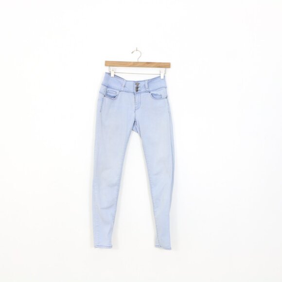 *WAX JEAN 3 Button Fly Light Wash Denim - Picture 3 of 6